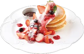 ベリーのパンケーキ
