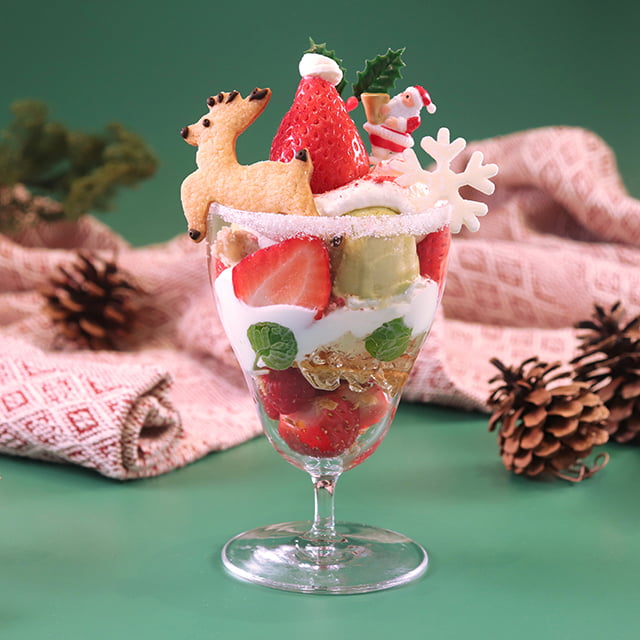 クリスマスパフェ